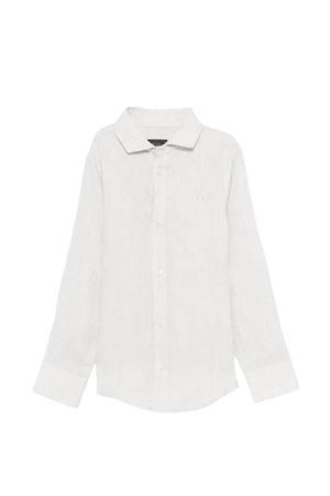 Camicia basic in lino FAY KIDS | FY5P10Z3681101